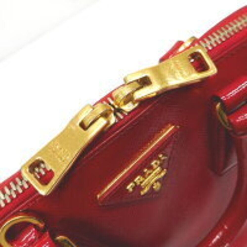 Prada Handbag Saffiano Leather Red - Picture 5 of 10